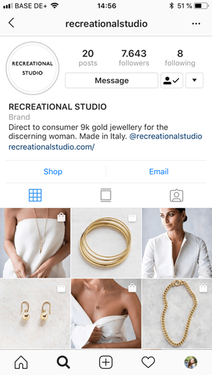 Jewelry Business on Instagram